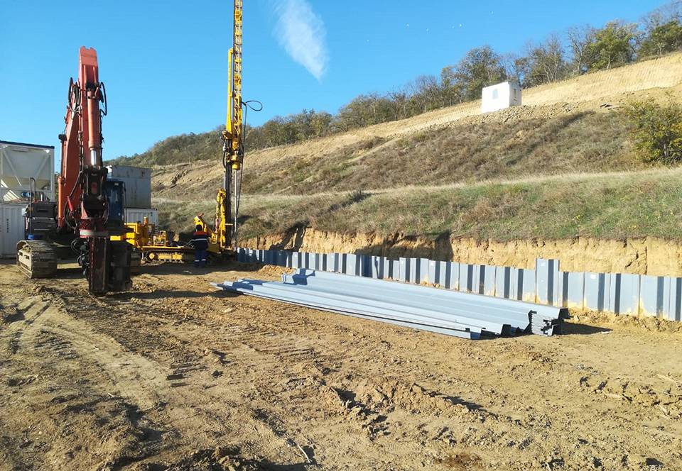 Landslide Protection Structures on a Coastal Slope in the Republic of Crimea