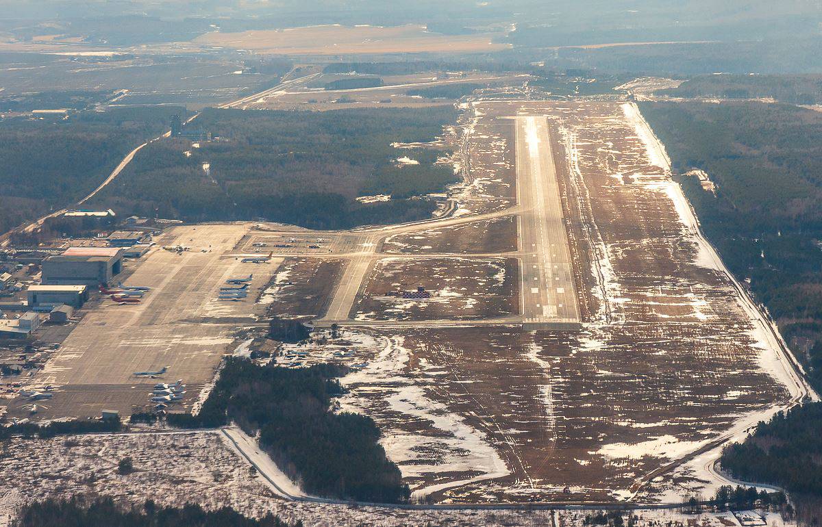 Construction of the Runway at Krasnoyarsk International Airport