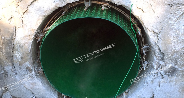 Culvert repair technology based on V-LOCK anchor sheet