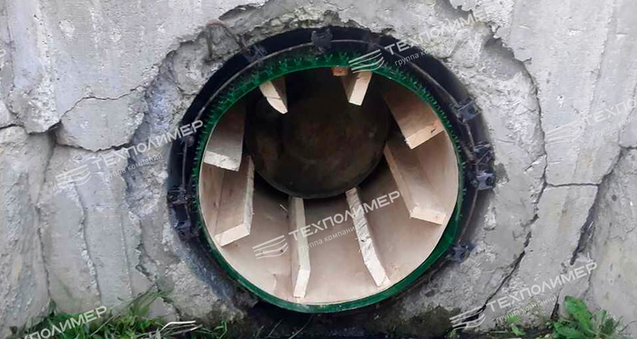 Culvert repair technology based on V-LOCK anchor sheet