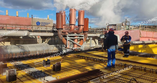 Construction of Industrial Wastewater Treatment Facilities Using an Anchor Sheet Made from a Special Type of Raw Material