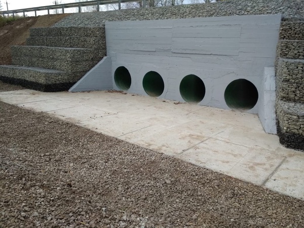 Major repair of a culvert