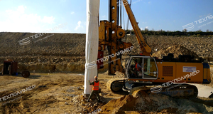 Use of high-strength seamless Geopiles in the construction of the R-260 “Tavrida” road in Crimea