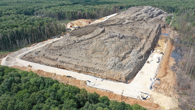 Landfill reclamation at the “Syanovo” MSW landfill