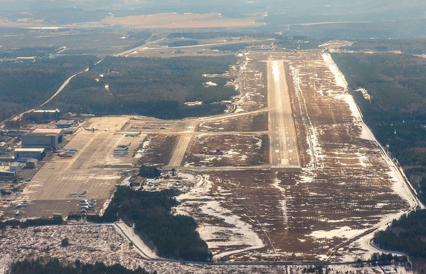 Construction of the Runway at Krasnoyarsk International Airport