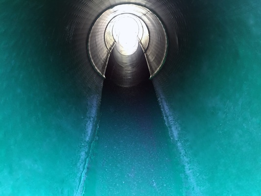 Repair of a reinforced concrete culvert